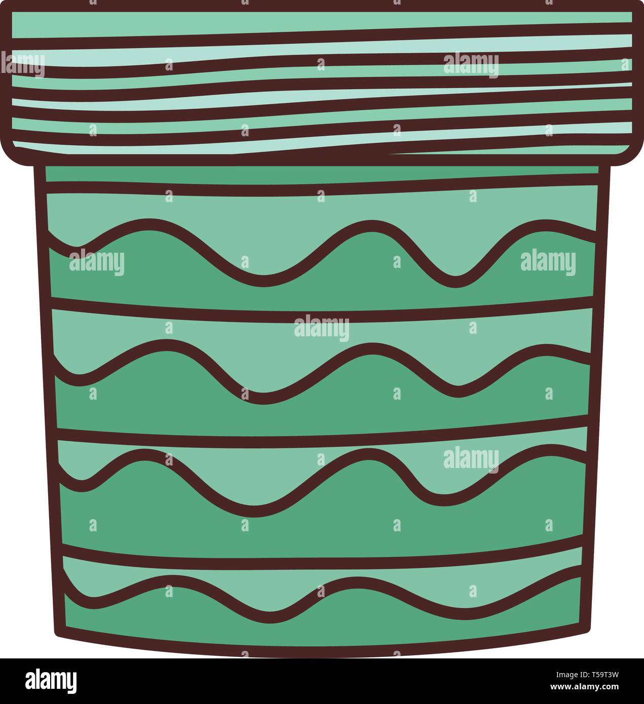 cute flower pot isolated icon Stock Vector Image & Art - Alamy