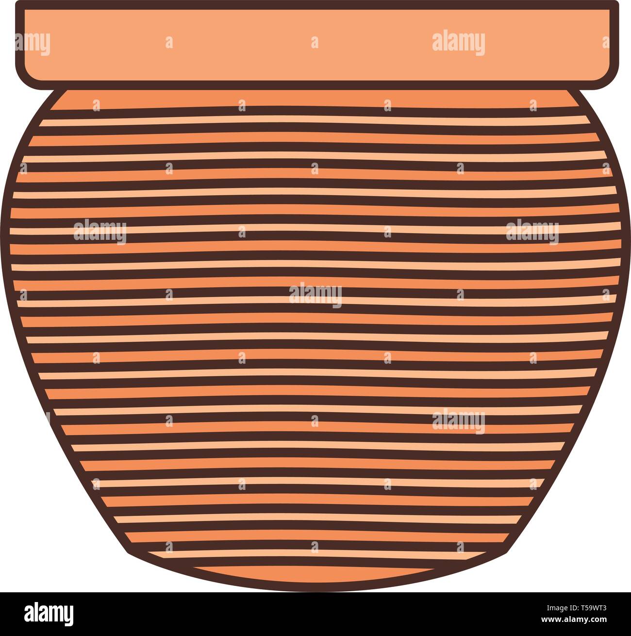 cute flower pot isolated icon Stock Vector Image & Art - Alamy