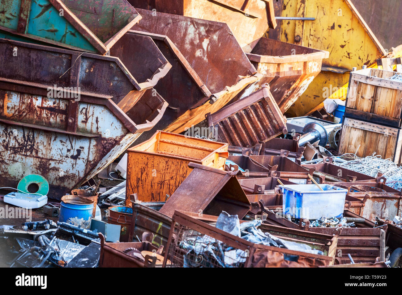 Industrial garbage bins hires stock photography and images Alamy
