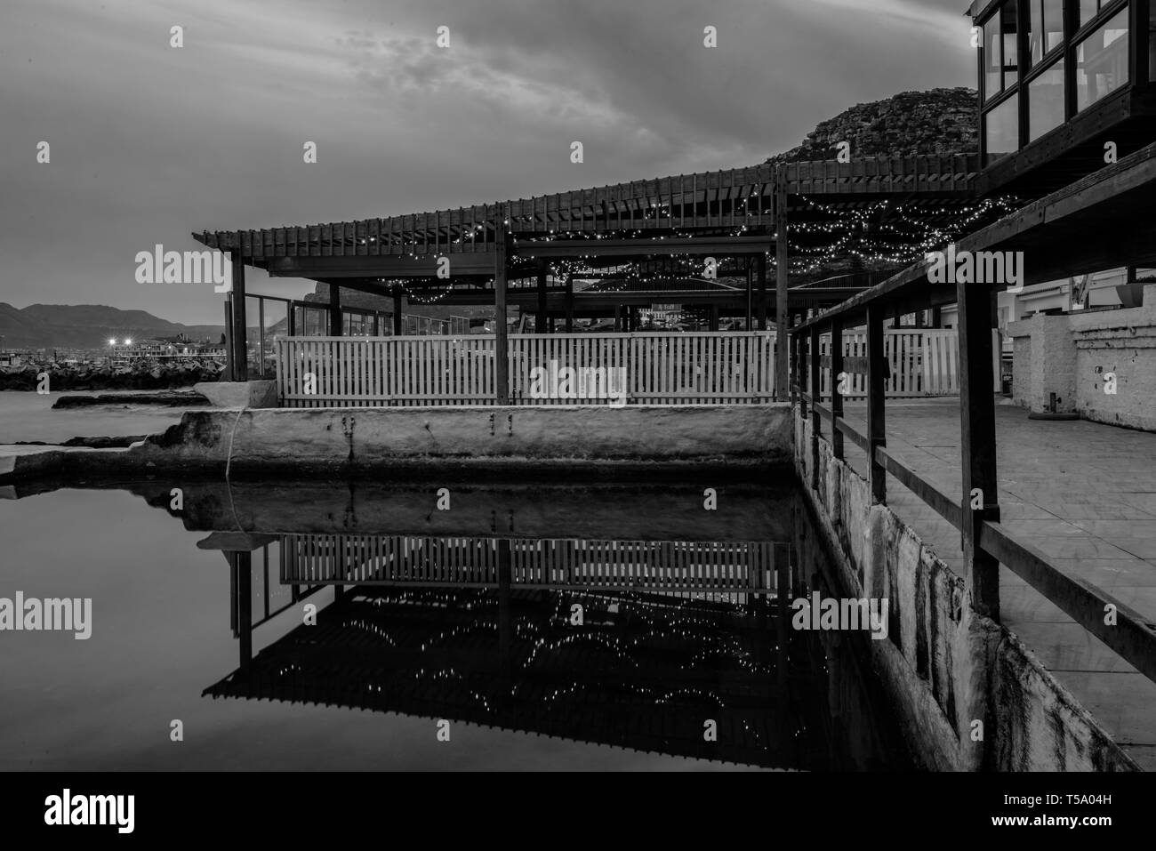 The tidal pool at Kalk Bay's Brass Bell restaurant on the Cape