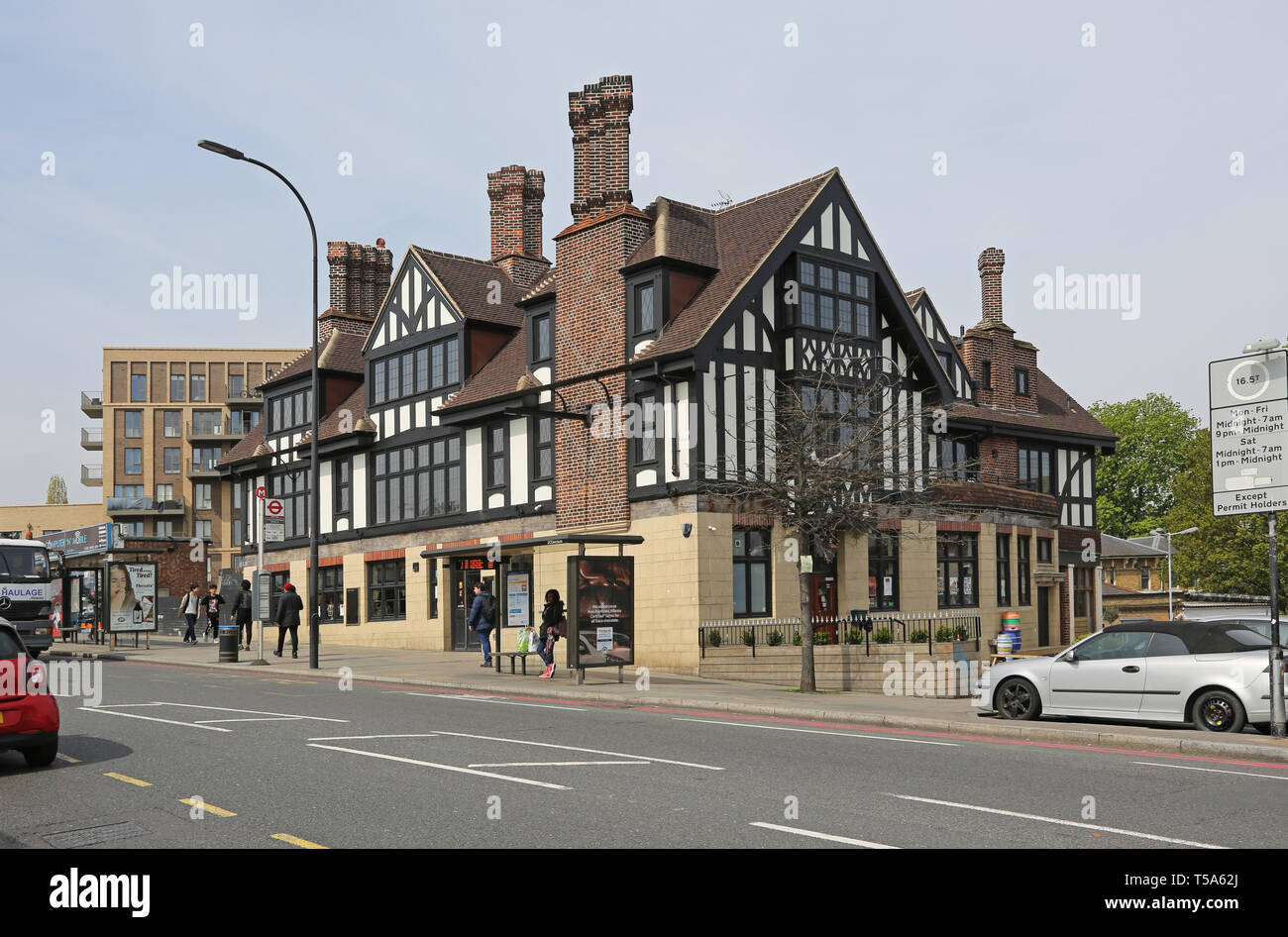 Public House on the South Circular Road in Catford,South London, UK Stock Photo