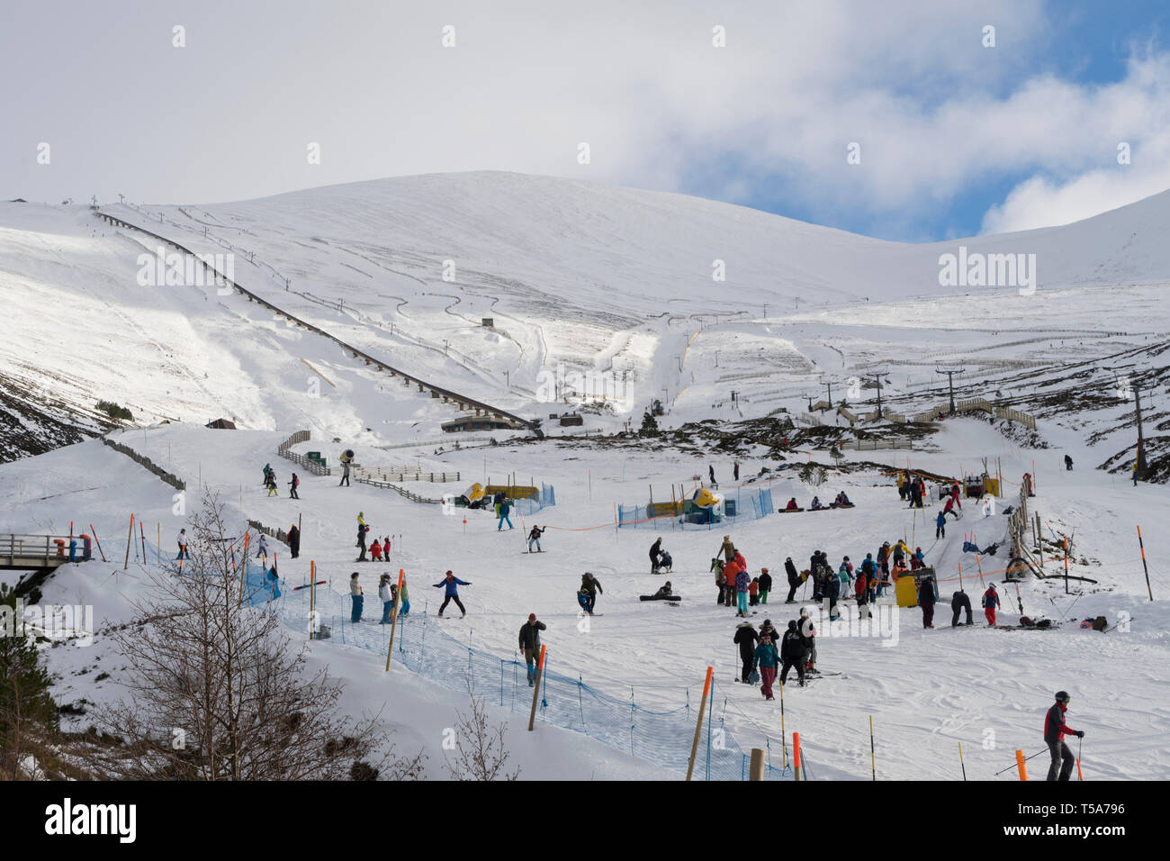 Cairngorm Ski Area - Aviemore, Scotland, UK Stock Photo