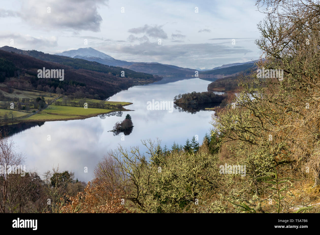 Queens View - Loch Tummel, Scottish Highlands, UK Stock Photo - Alamy