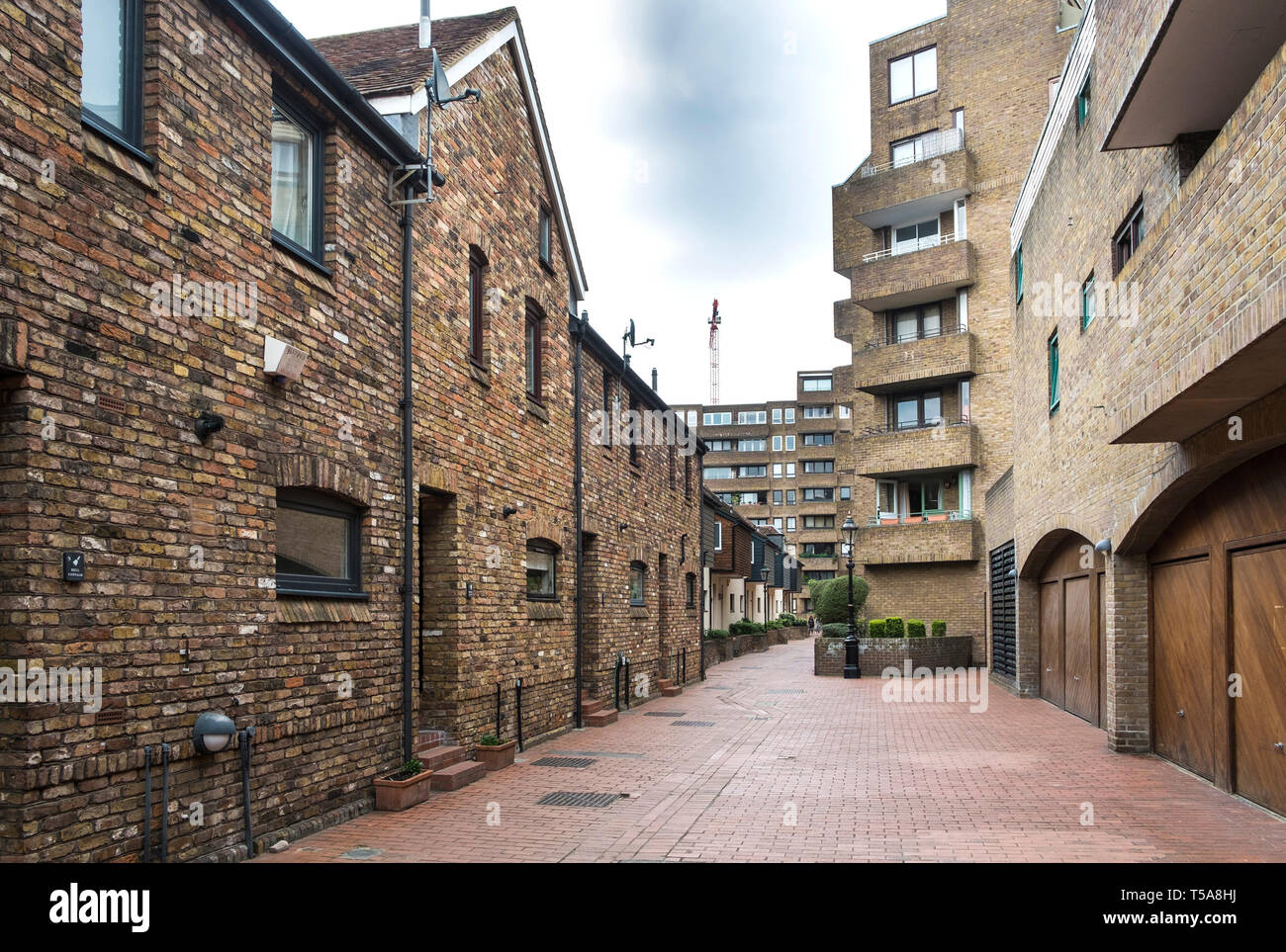Property in St Katherine Katherines Dock in Wapping in London Stock Photo Alamy