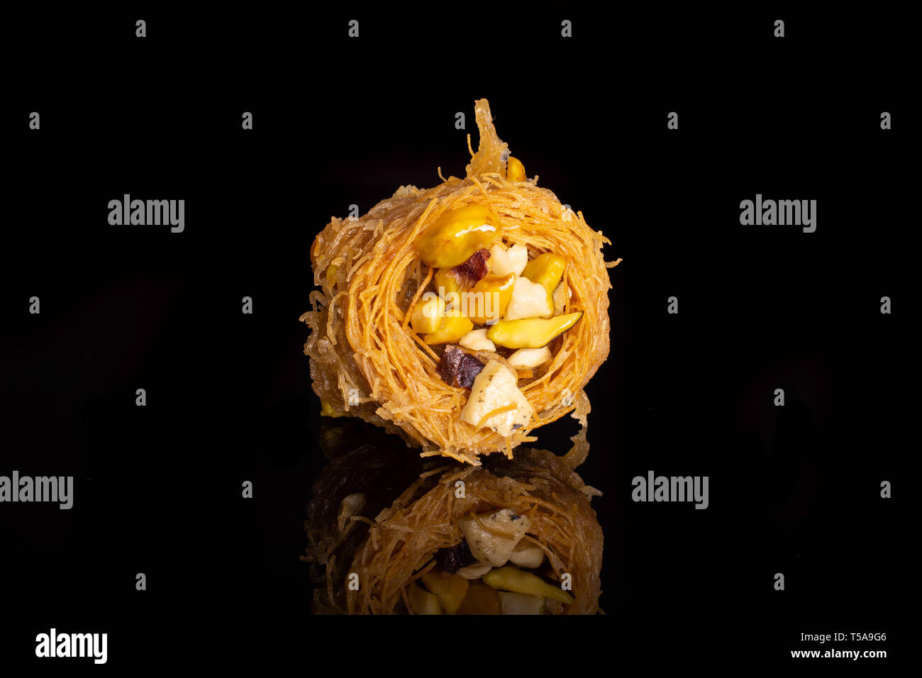One whole traditional sweet lebanese baklava piece bird nest variety