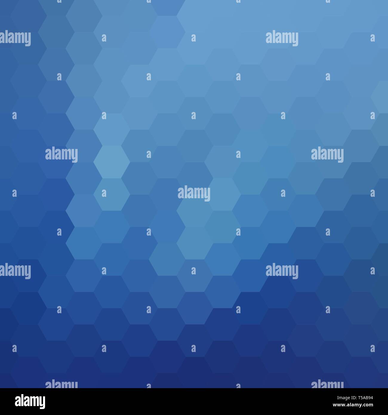 blue vector abstract hexagon background. illustration for advertising ...