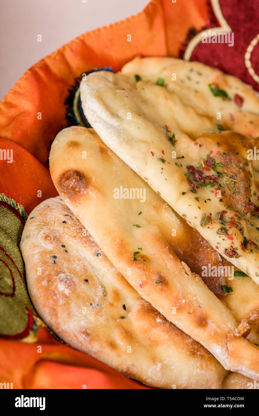 Indian nan flat bread hires stock photography and images Alamy