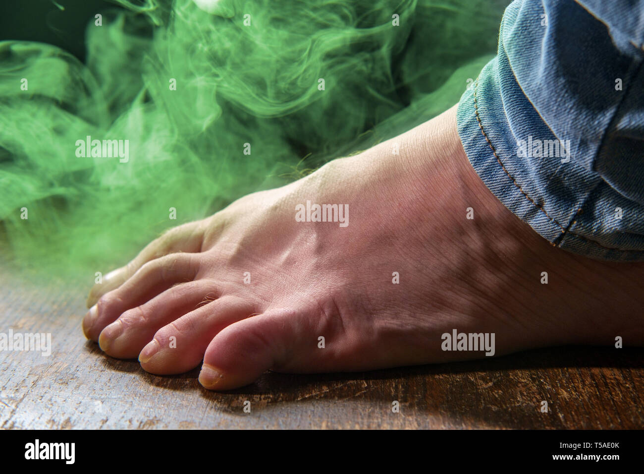 Male Smelly Foot With Colorful Visible Odor Vapor Stock Photo Alamy Male Smelly Foot With Colorful Visible Odor Vapor Stock Photo Alamy