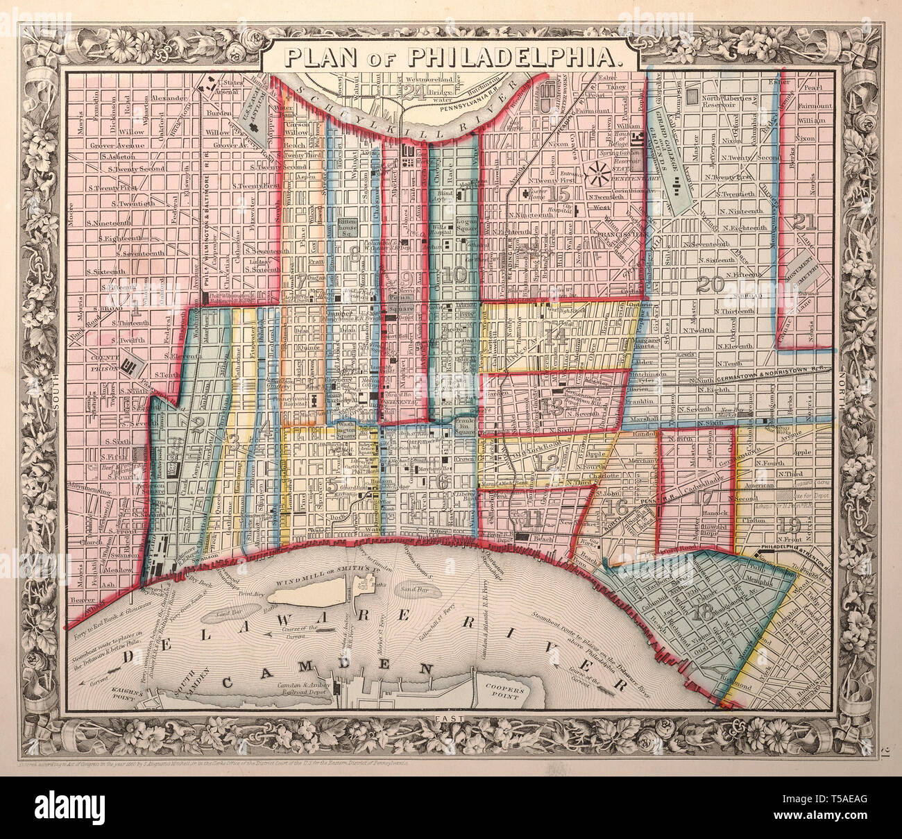 Historic Philadelphia Map