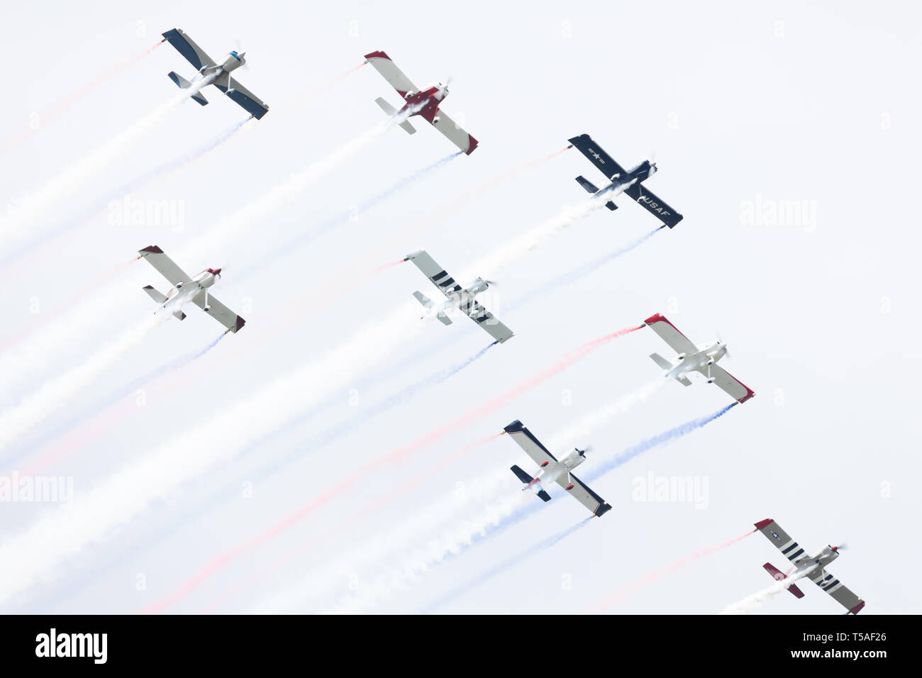 Kc flight formation team hi res stock photography and images Alamy