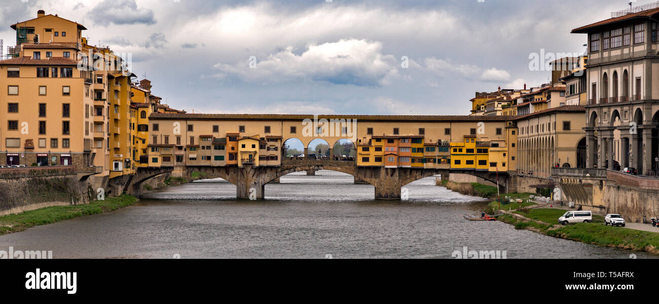 Ponte Vecchio, Florence, Italy - Stock Image