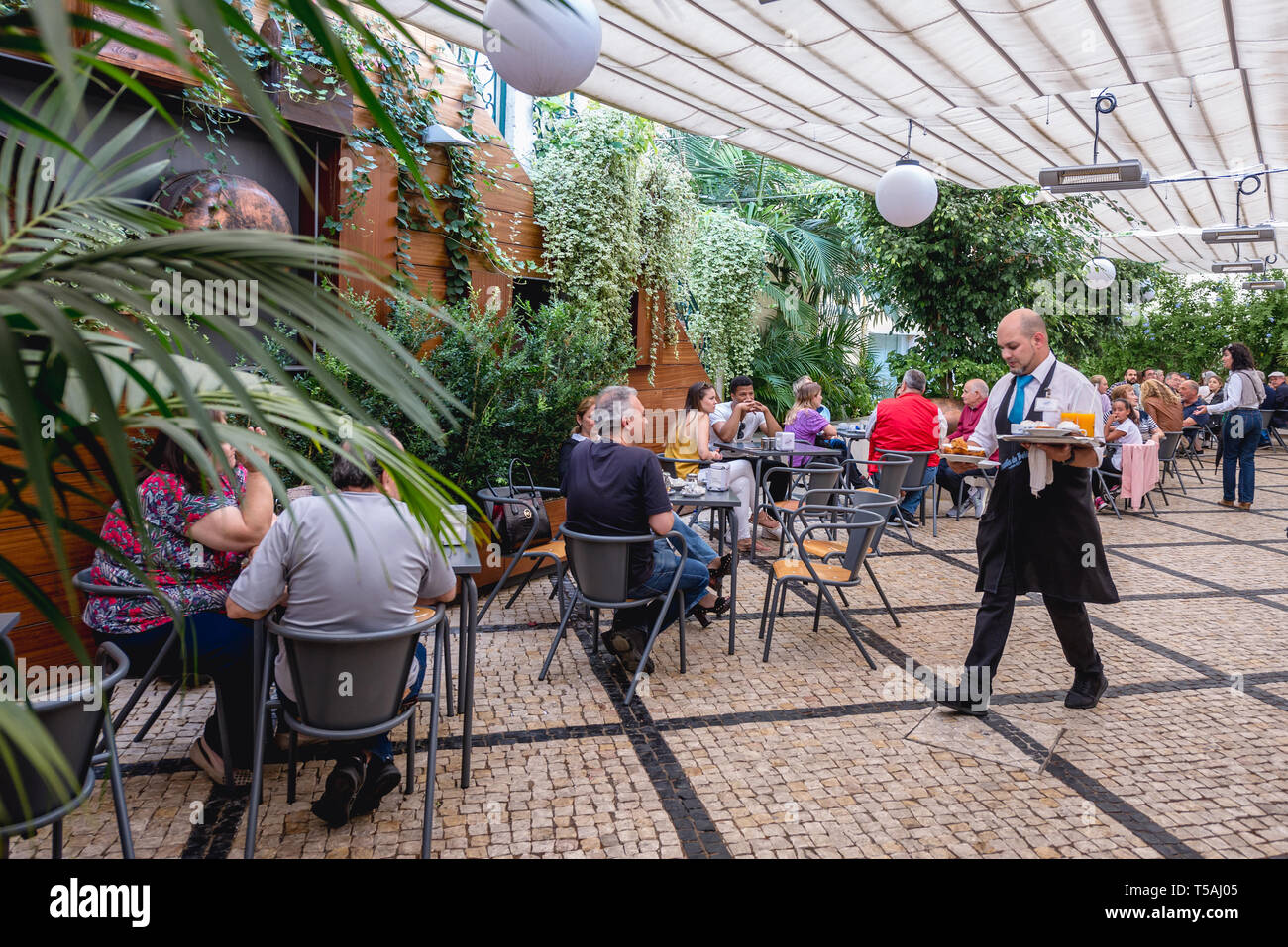 Famous Pasteis de Belem pastry shop in Belem district of Lisbon