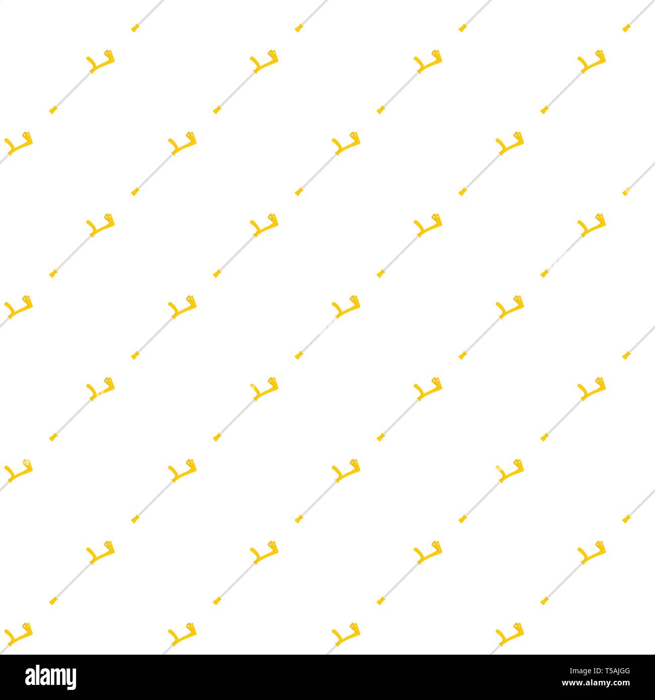 Elbow crutch pattern seamless vector repeat for any web design Stock Vector