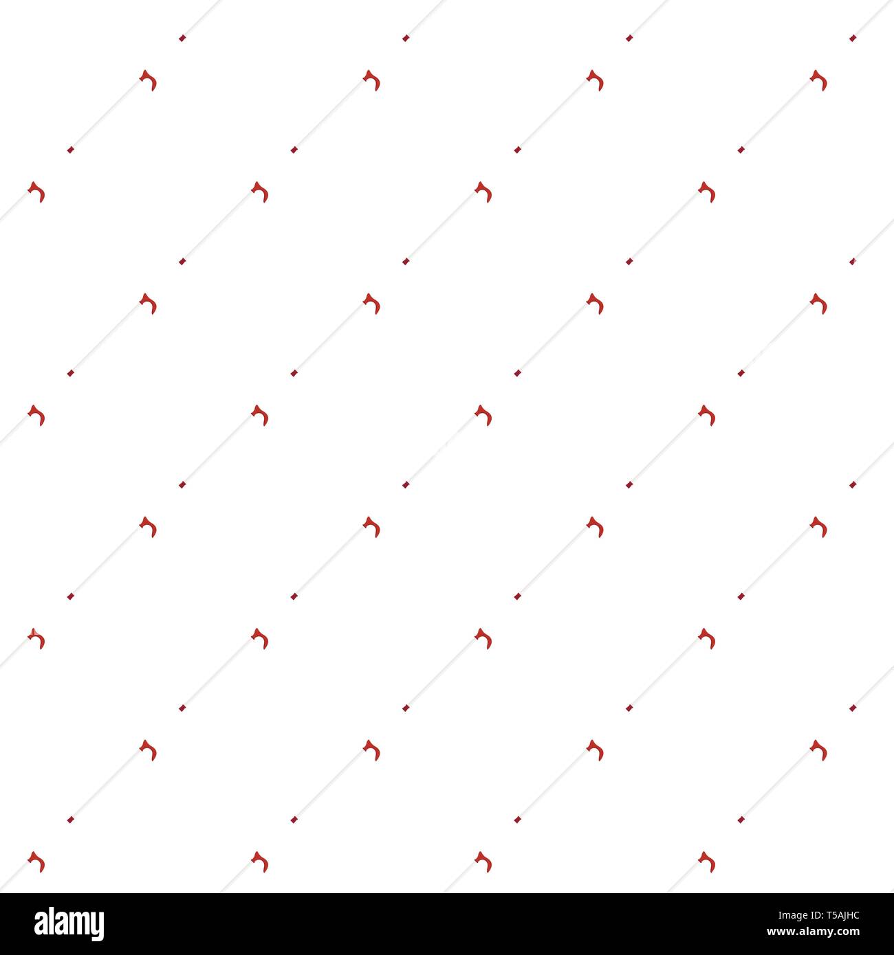 Walking stick pattern seamless vector repeat for any web design Stock Vector