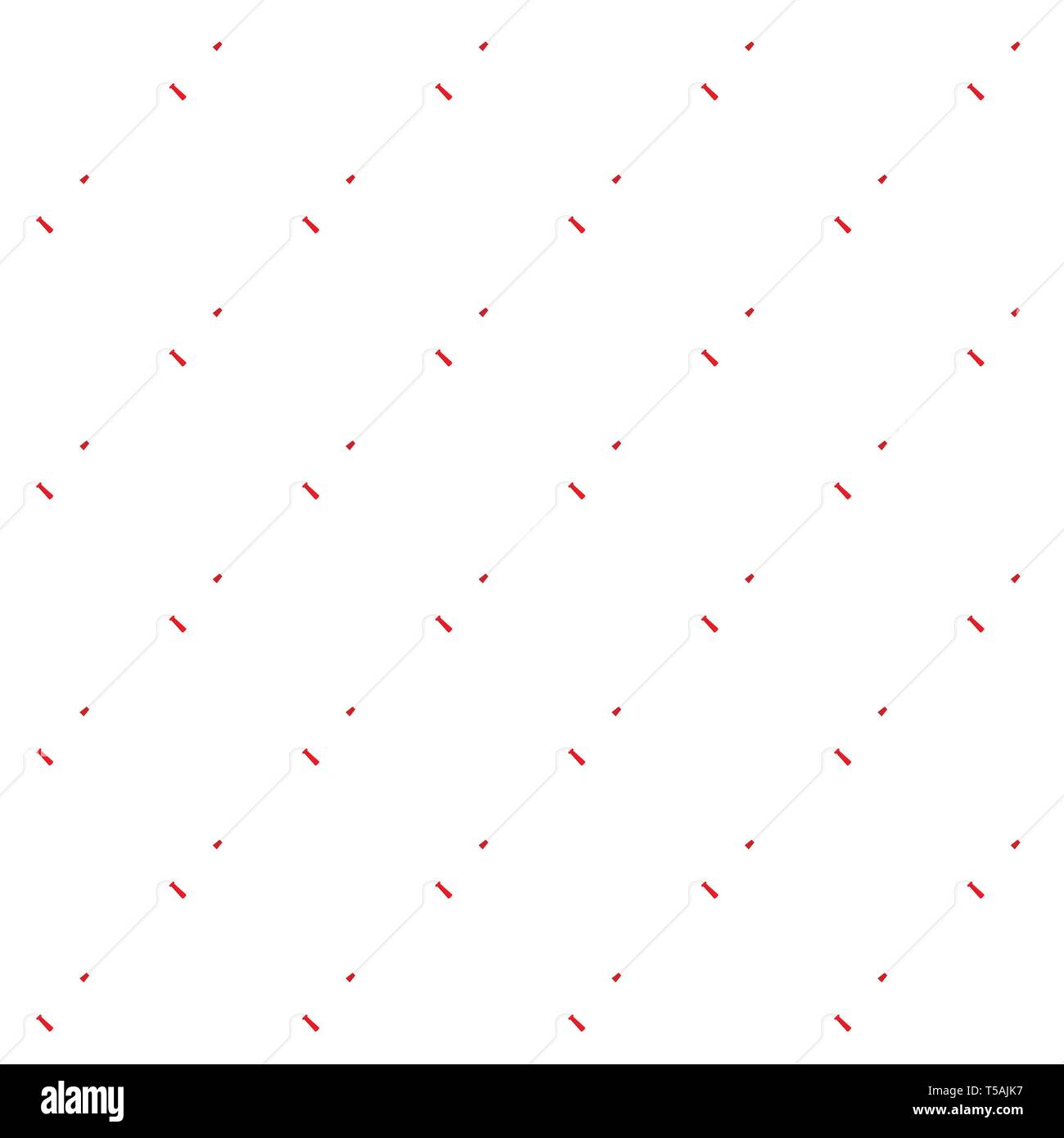 Aged walking stick pattern seamless vector repeat for any web design Stock Vector