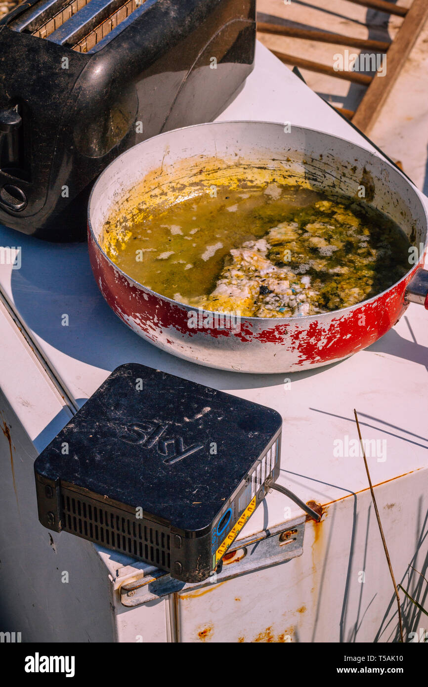 Plastic Waste & Fly Tipping Stock Photo Alamy