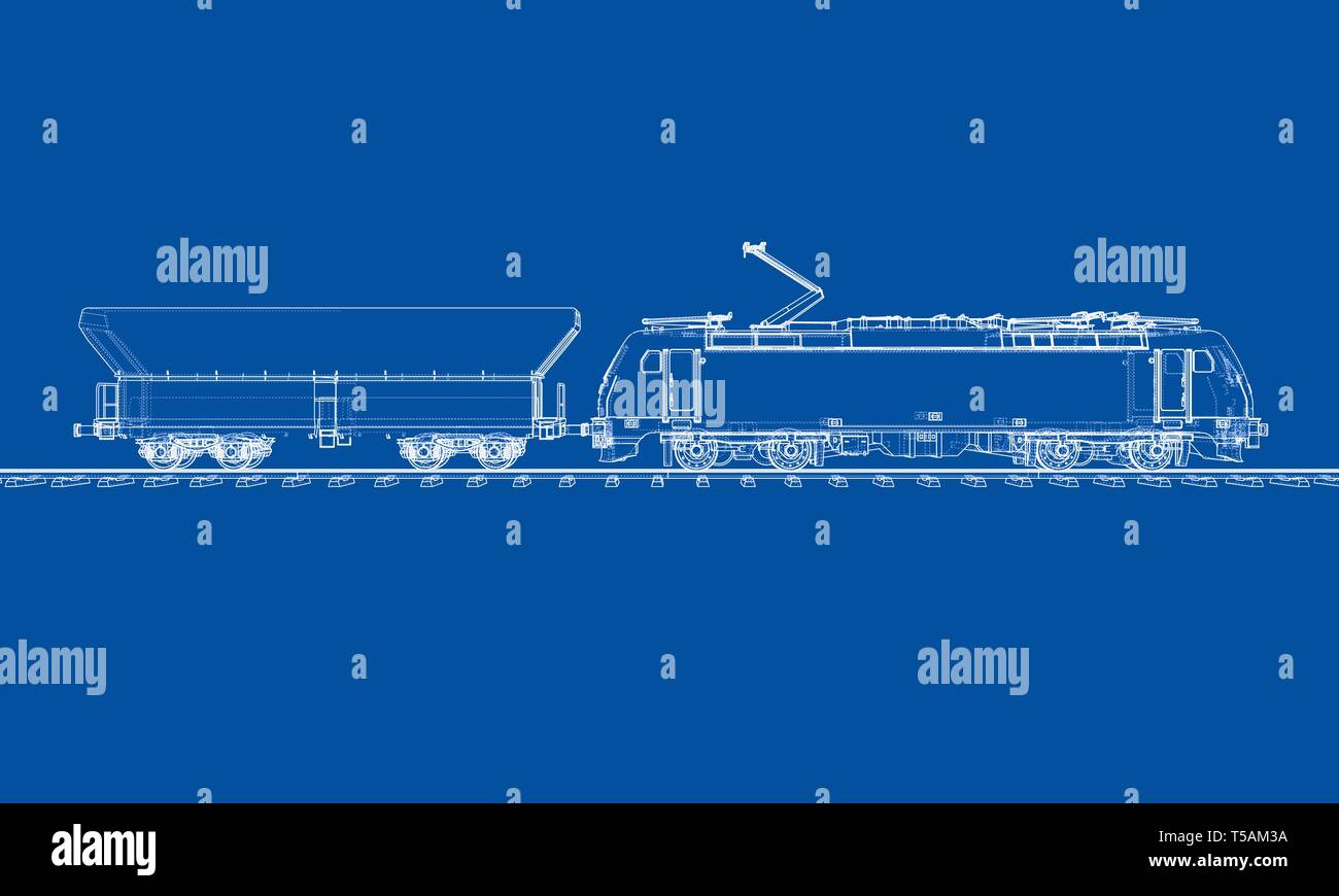 Modern train concept. Vector Stock Vector Image & Art Alamy