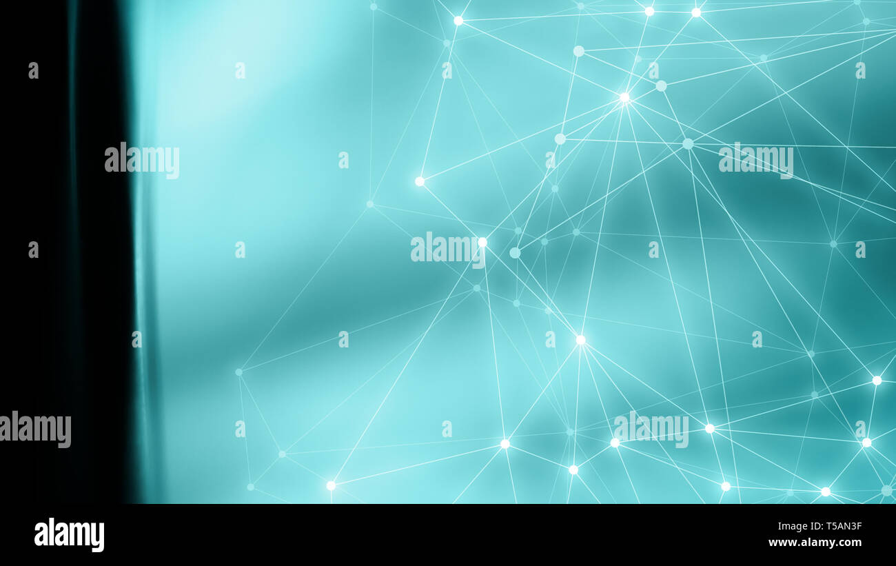New technology transformation, abstract pattern lines design Stock Photo