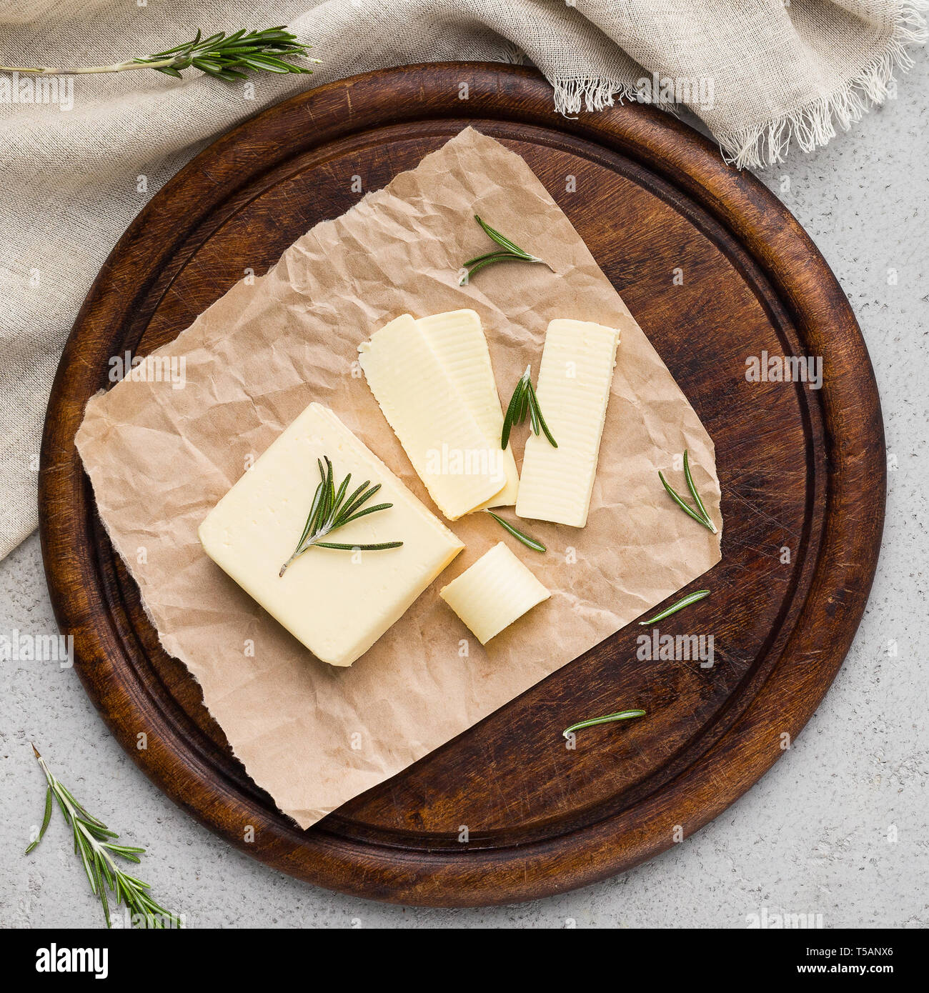 Spicy butter recipe mockup Stock Photo Alamy