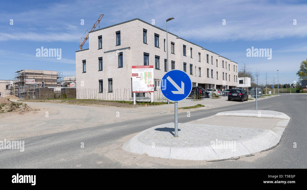 Direction sign for housing development hires stock photography and images Alamy