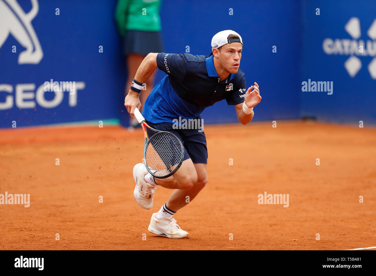 Barcelona Spain 22nd Apr 2019 Diego Schwartzman Arg