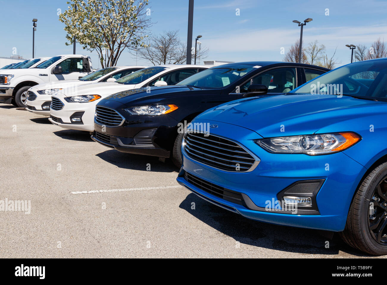 Noblesville Circa April 2019 Ford Car and Truck Dealership. Ford