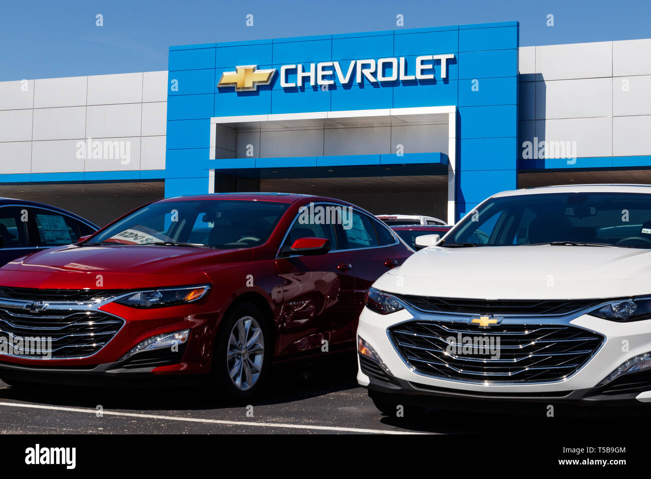 Noblesville Circa April 2019 Chevrolet Automobile Dealership. Chevy