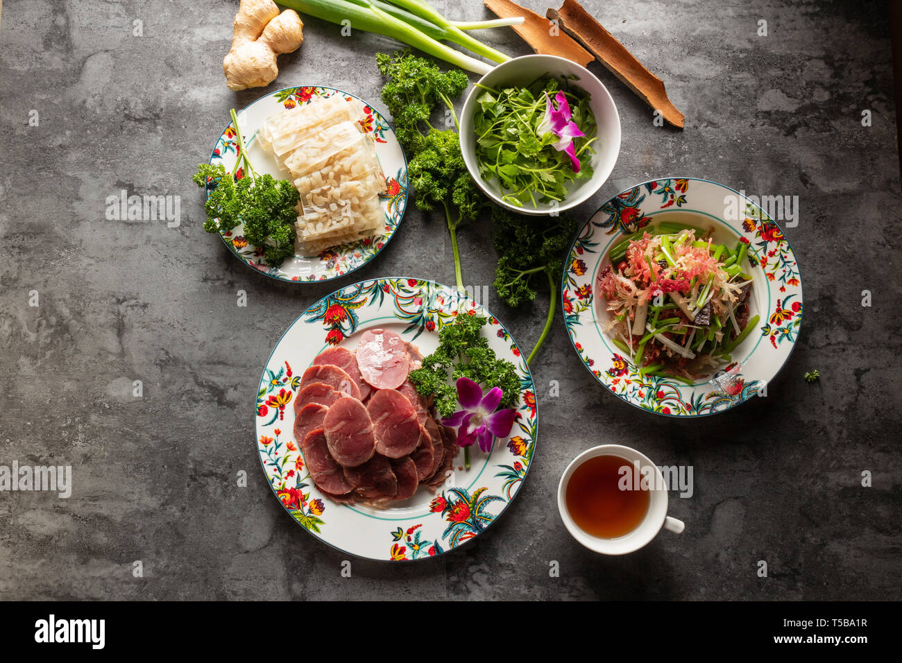 Chinese breakfast Stock Photo