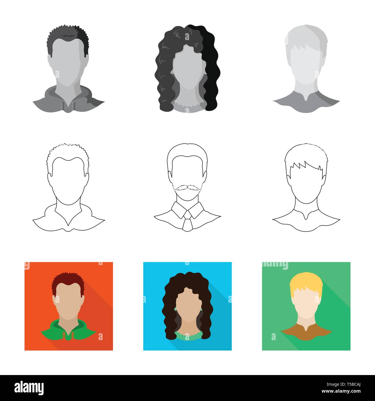 Vector illustration of professional and photo icon. Set of professional ...