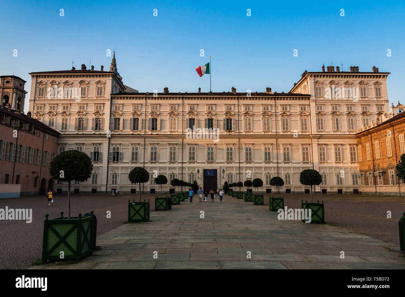 The Royal Palace Of Turin Stock Photo Alamy
