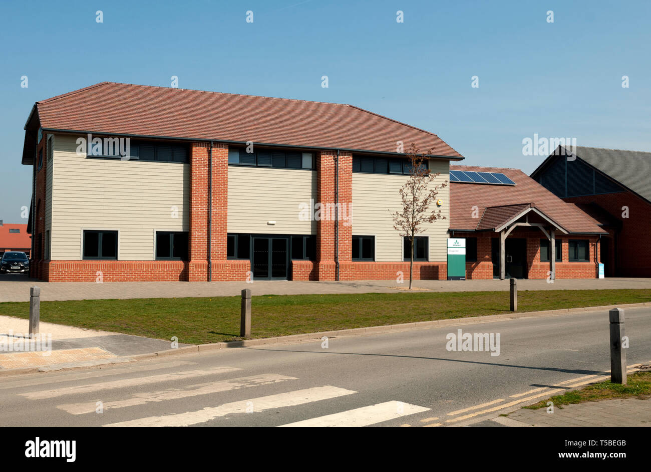 The village hall, Meon Vale, Long Marston, Warwickshire, England, UK6