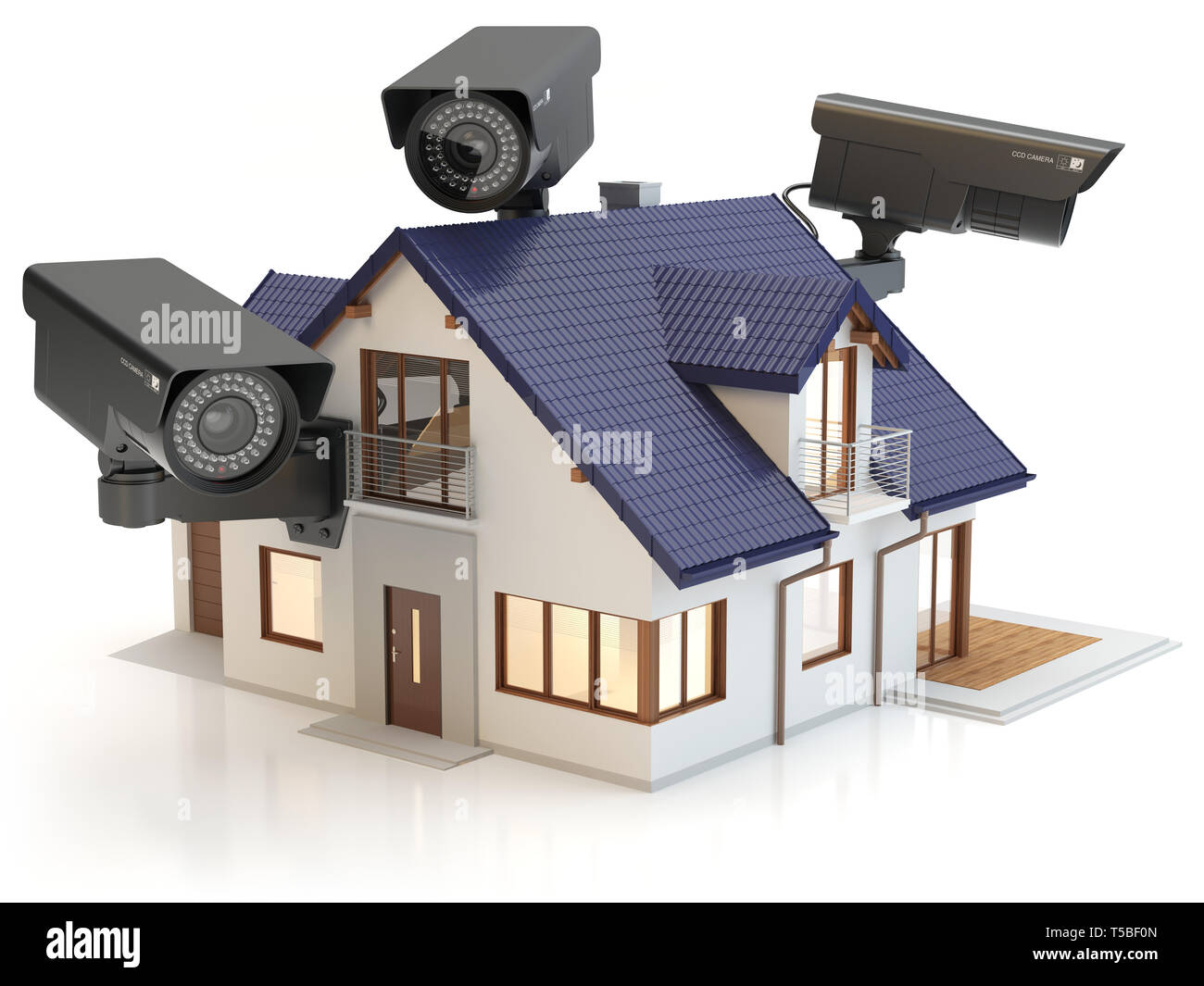 Cctv cameras house hi-res stock photography and images - Alamy