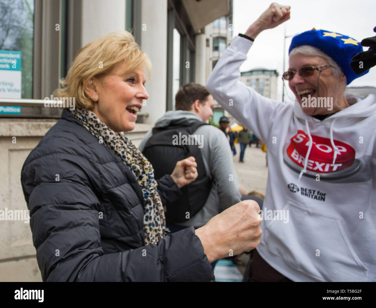 Put It To The People march sees hundreds of thousands of people march through London demanding a final say on Brexit  Featuring: Anna Soubry Where: London, United Kingdom When: 23 Mar 2019 Credit: Wheatley/WENN Stock Photo