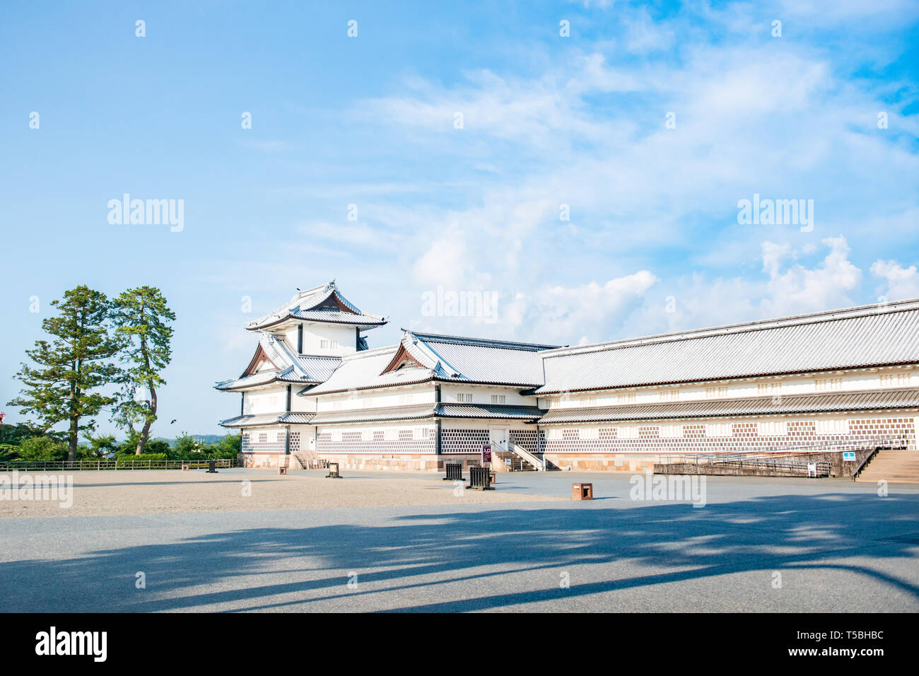 Kanazawa Castle Park in Kanazawa, Ishikawa, Japan. a famous historic site. Stock Photo