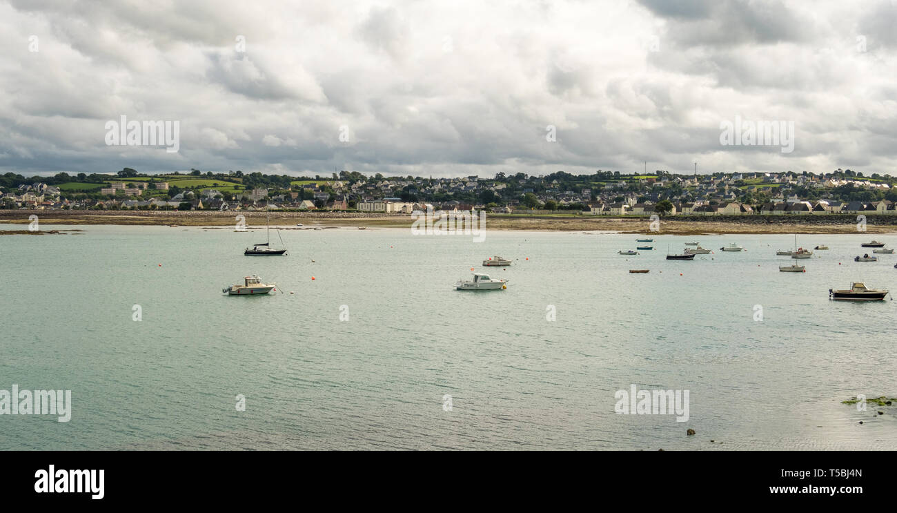 CherbourgOcteville, France August 27, 2018 La Manche and the