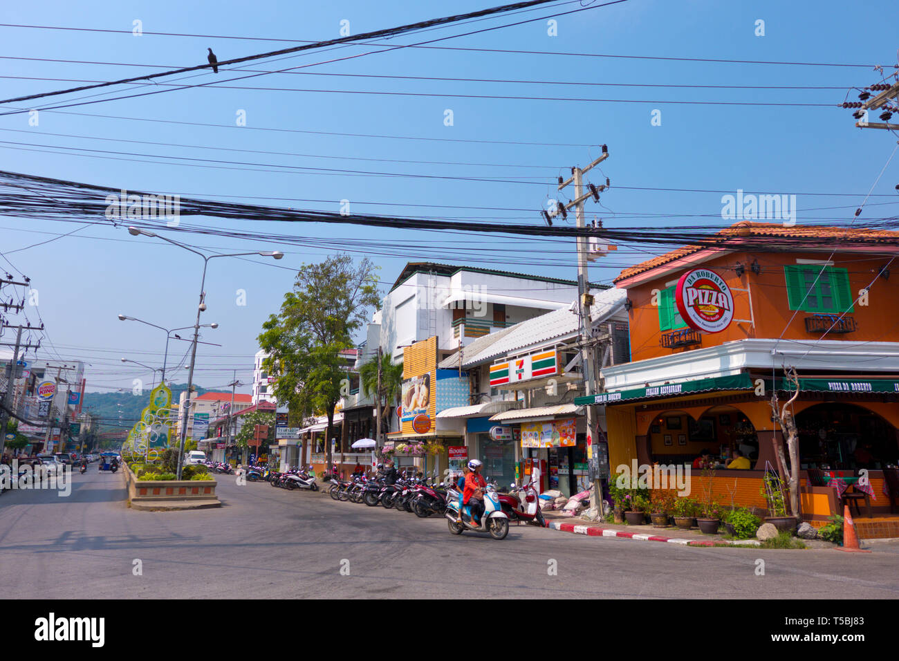 Soi Damnoen Kasam, Hua Hin, Thailand Stock Photo