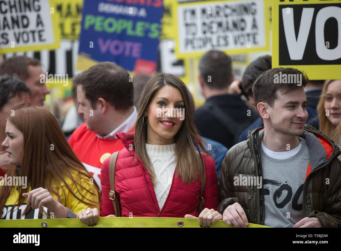 Put It To The People march sees hundreds of thousands of people march through London demanding a final say on Brexit  Featuring: Atmosphere, View Where: London, United Kingdom When: 23 Mar 2019 Credit: Wheatley/WENN Stock Photo