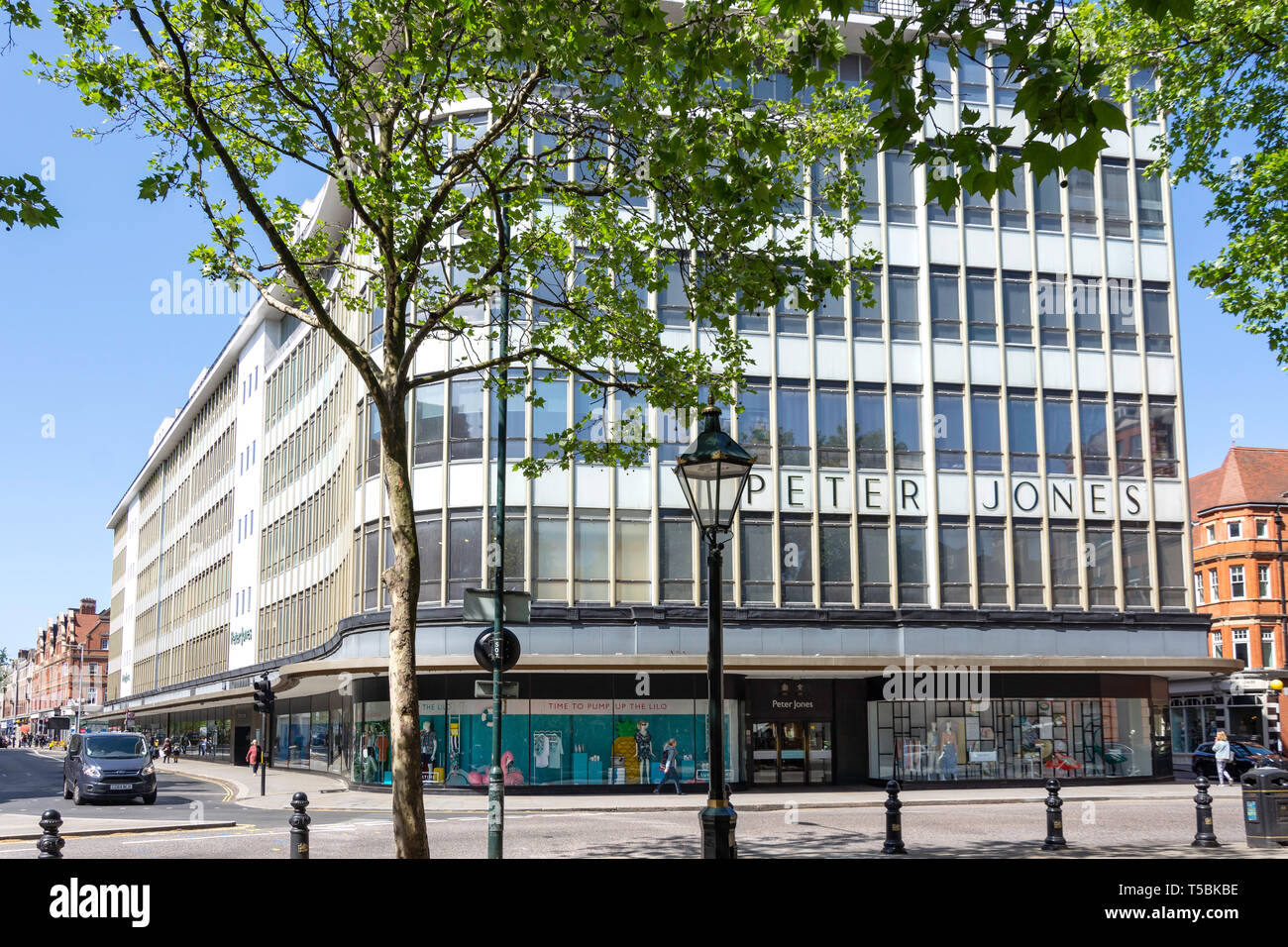 Peter Jones & Partners department store, Sloane Square, Chelsea, Royal Borough of Kensington and Chelsea, Greater London, England, United Kingdom Stock Photo