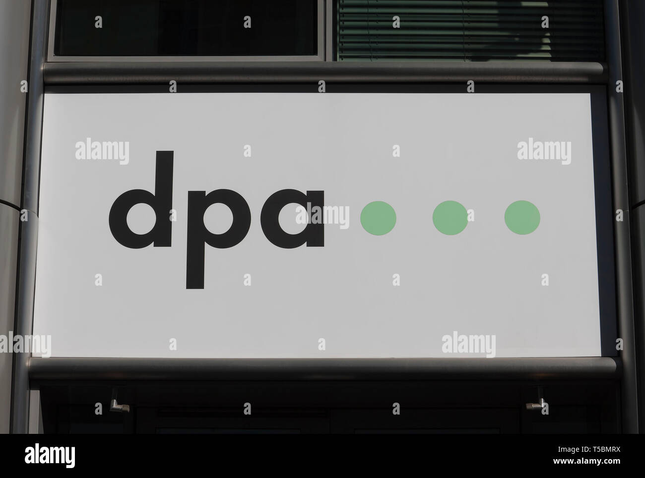 German Press Agency (DPA), The DPA is the largest press agency in Germany Stock Photo