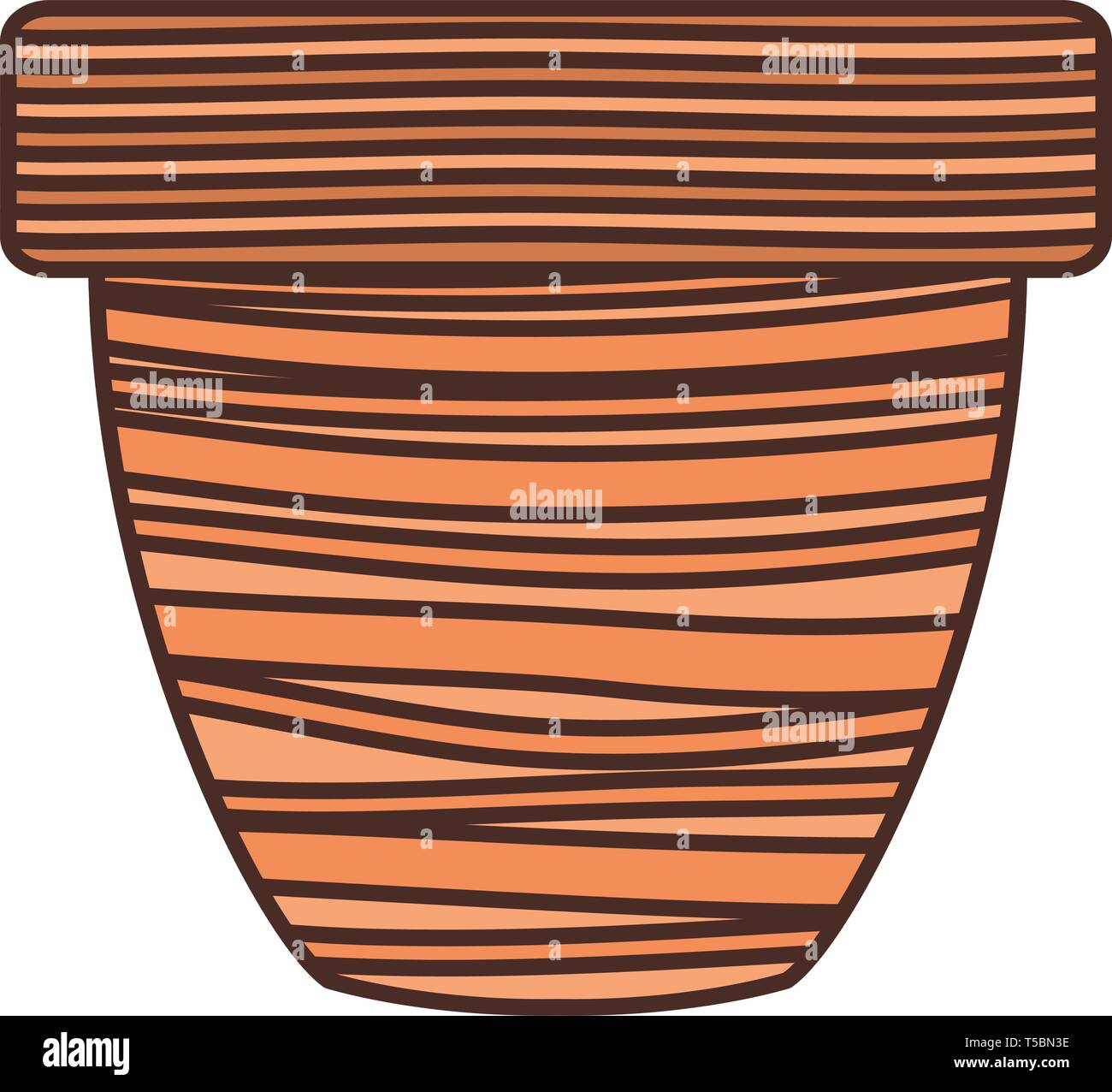 cute flower pot isolated icon Stock Vector Image & Art - Alamy