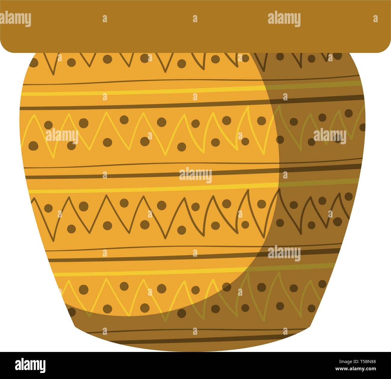 cute flower pot isolated icon Stock Vector Image & Art - Alamy