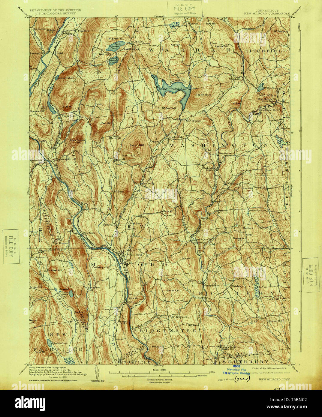 Map of new milford hires stock photography and images Alamy