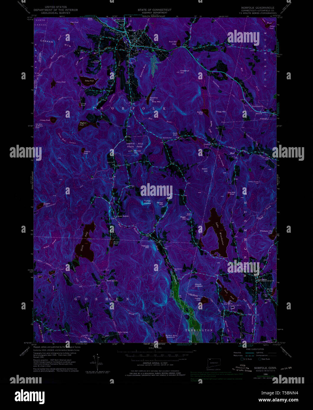 Norfolk map historical hires stock photography and images Alamy