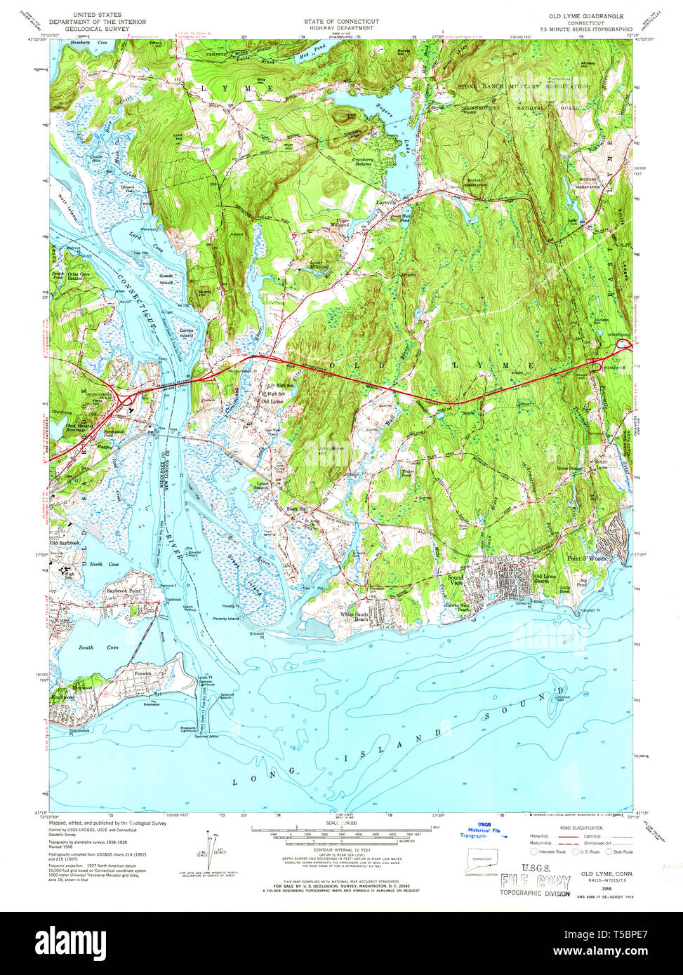 Old Lyme Ct Gis Mapping Old Lyme Ct High Resolution Stock Photography And Images - Alamy