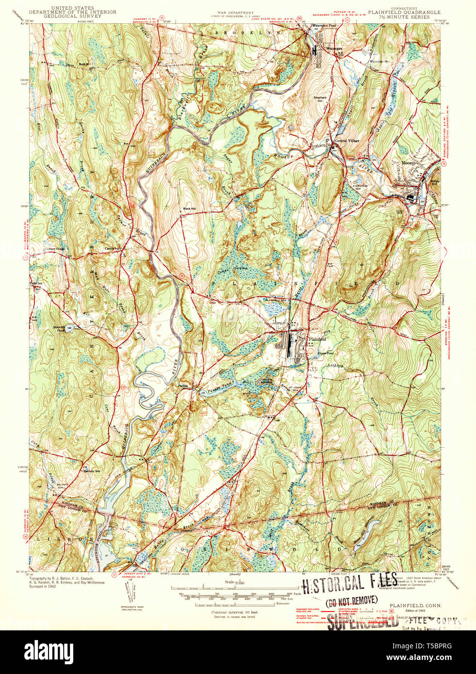 Map of plainfield hires stock photography and images Alamy