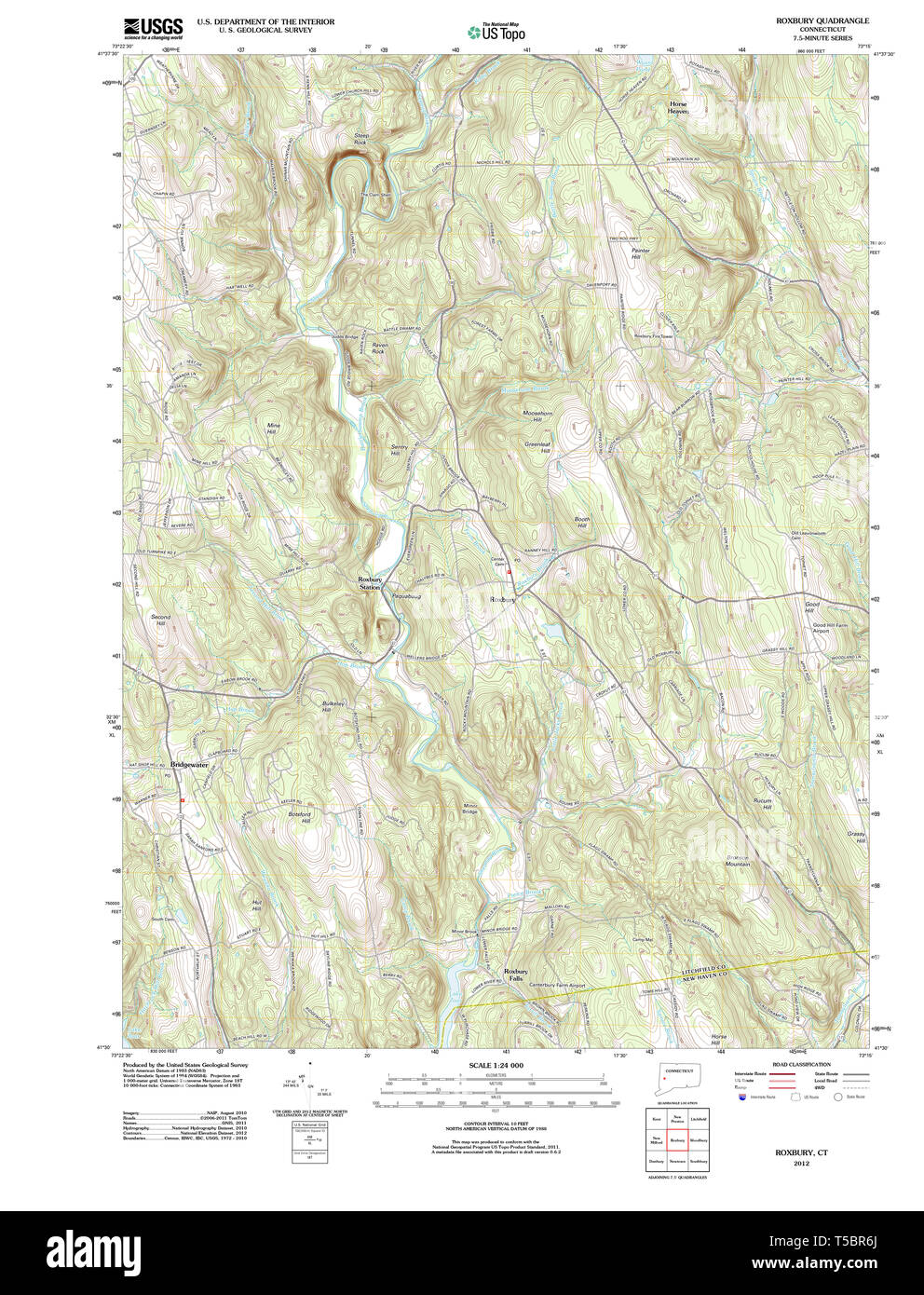 Roxbury map Cut Out Stock Images & Pictures Alamy