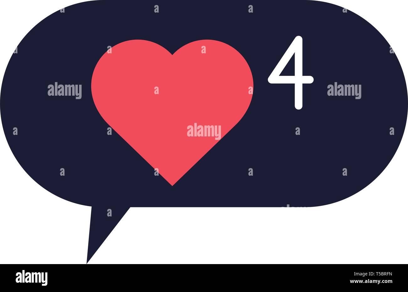 speech bubble with social media icon Stock Vector Image & Art - Alamy