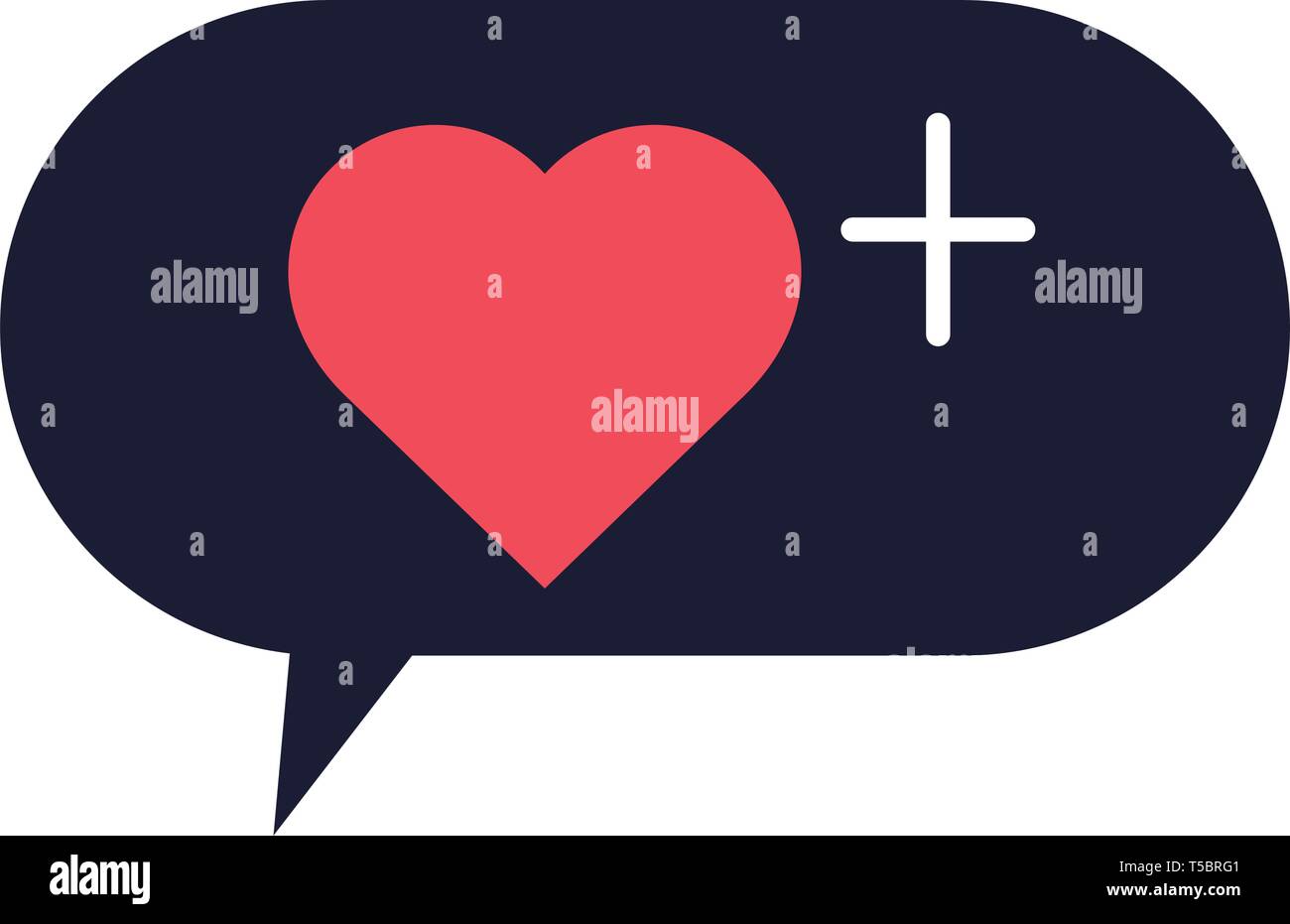 speech bubble with social media icon Stock Vector Image & Art - Alamy