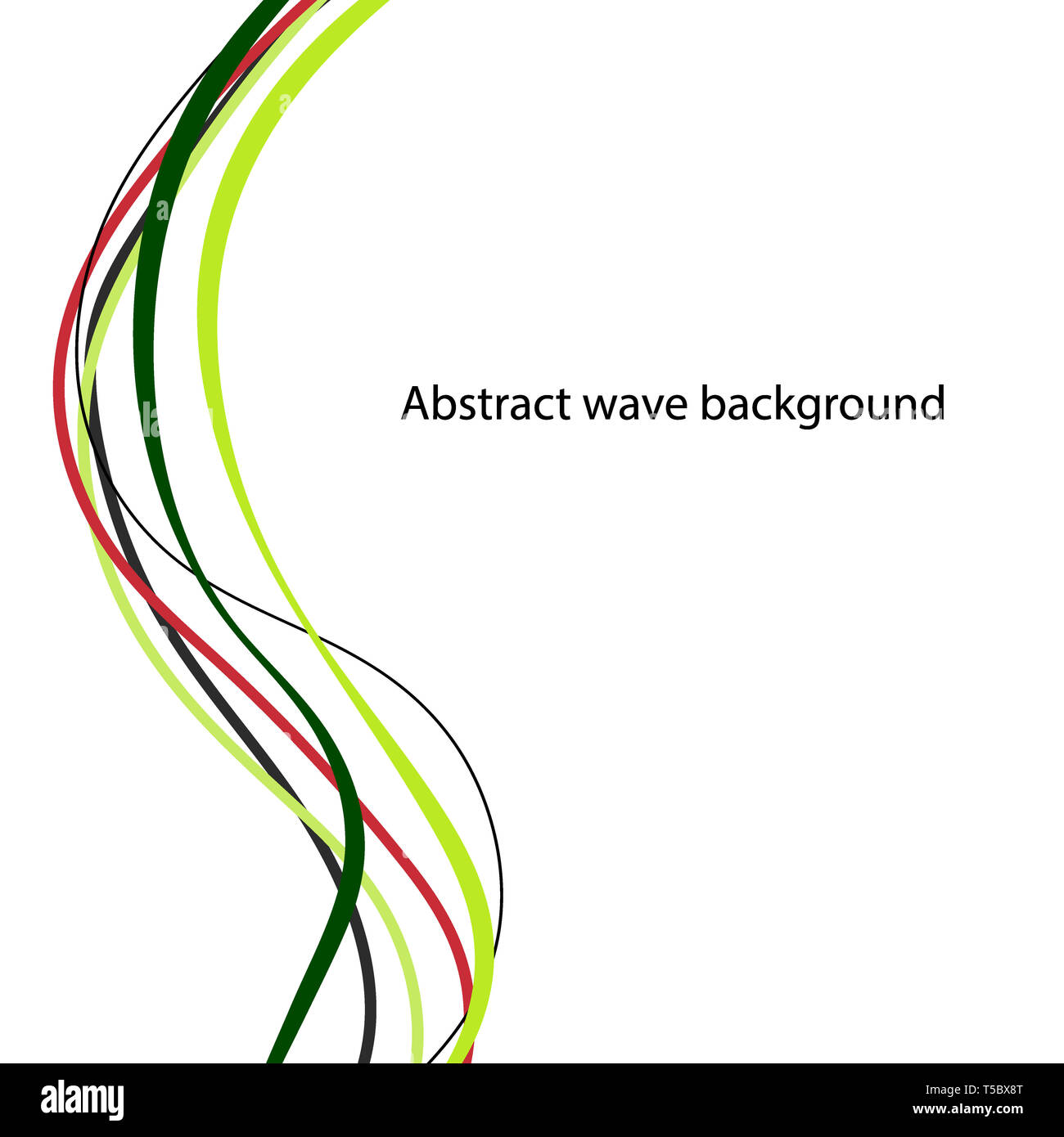 color abstract wave lines. vector background. eps 10 Stock Photo - Alamy