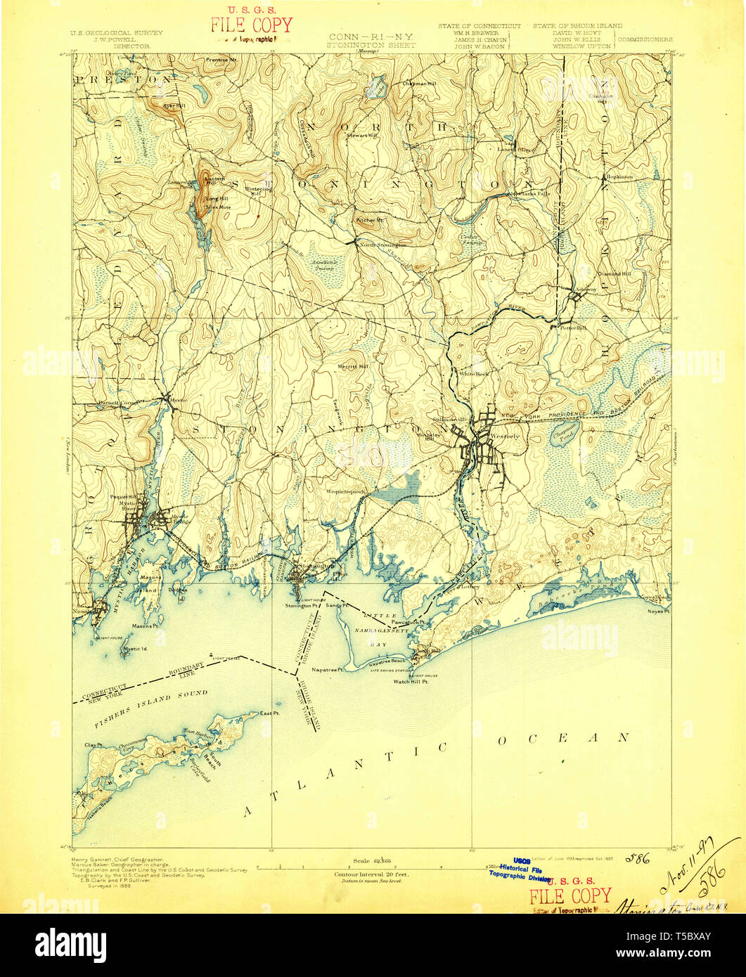 Map of stonington hires stock photography and images Alamy